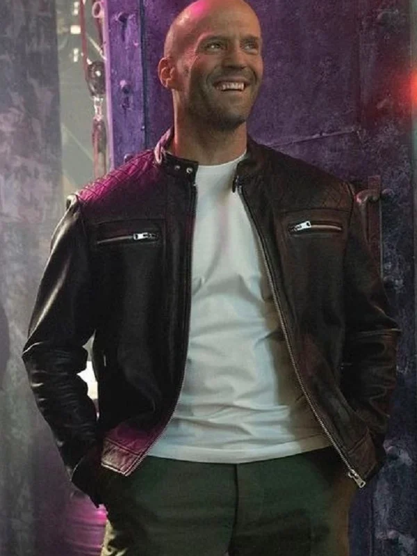 Movie Expendables 4 Jason Statham Leather Jacket