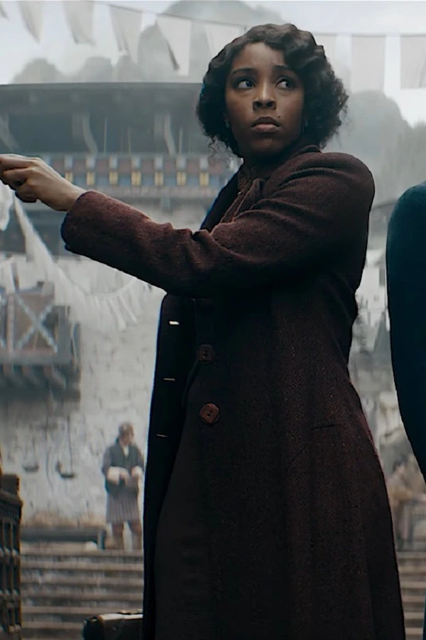 Fantastic Beasts The Secrets Of Dumbledore Jessica Williams Wool Coat