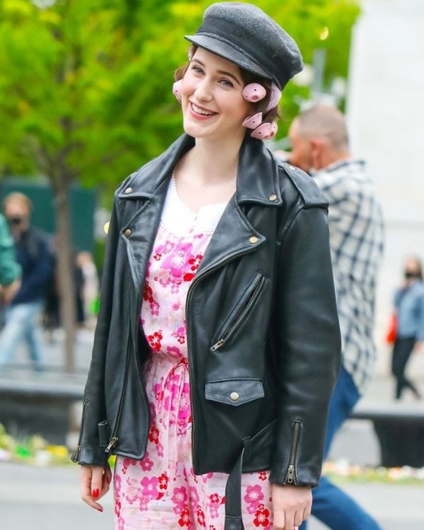 The Marvelous Mrs. Maisel Miriam Maisel Leather Jacket