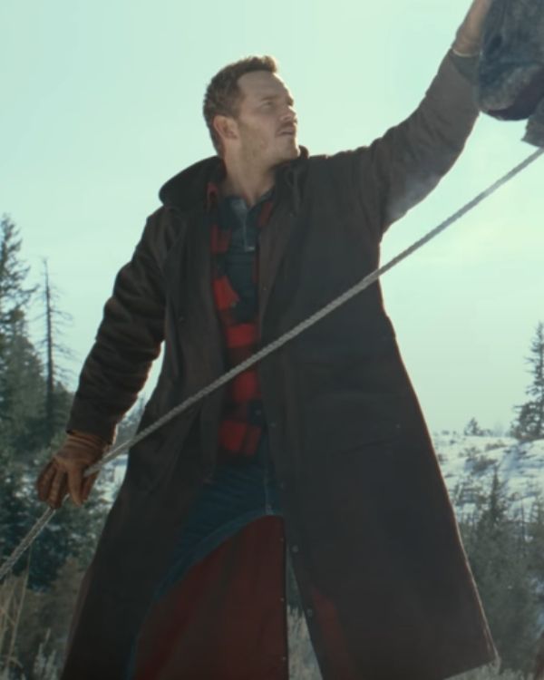 Chris Pratt Jurassic World Dominion Black Coat