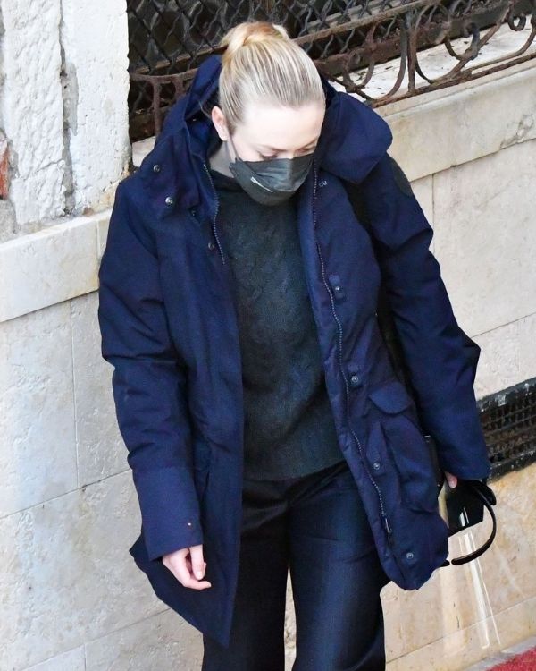 Ripley Dakota Fanning Blue Hooded Jacket