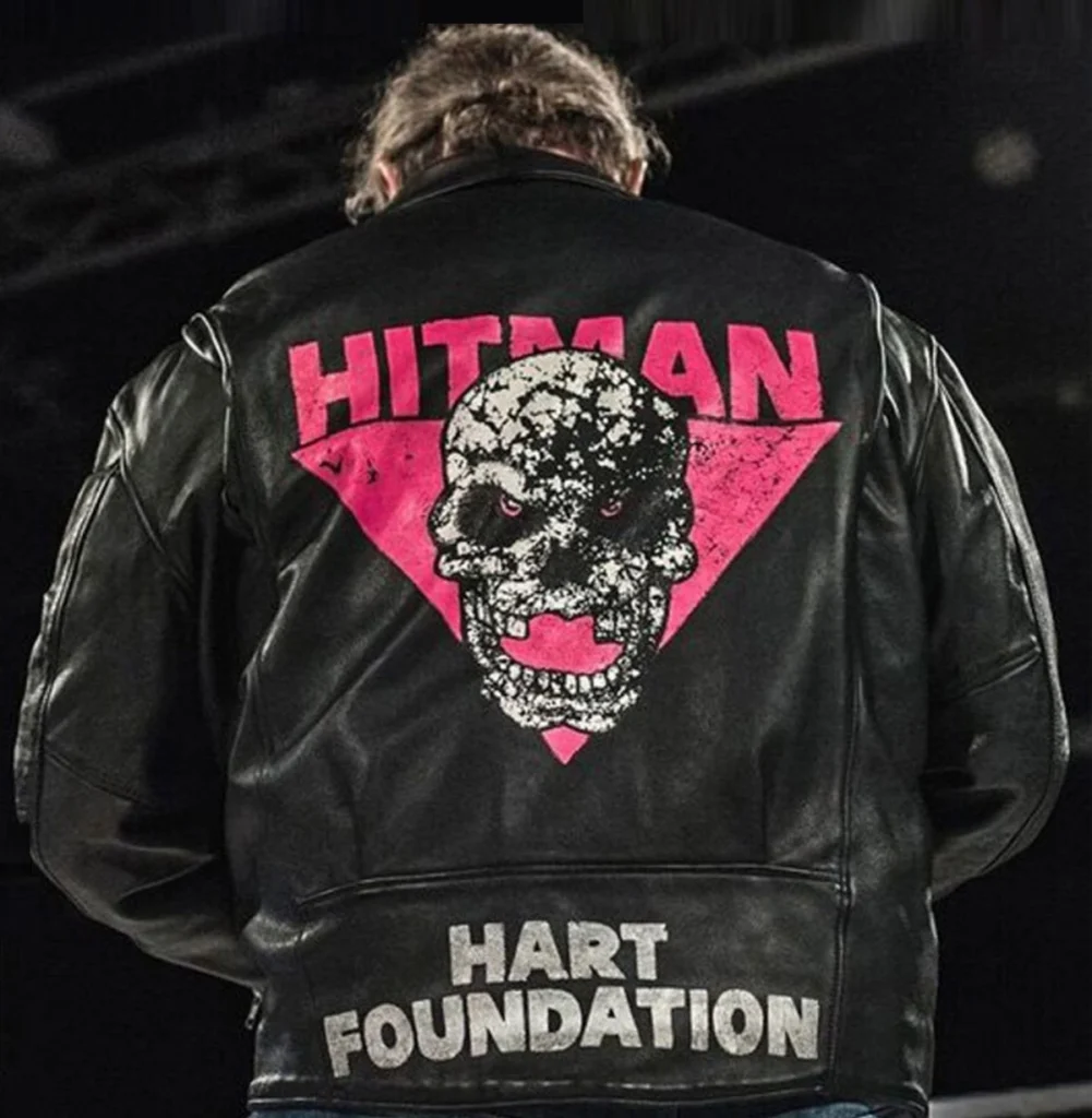 Bret Hart Hitman Black Jacket