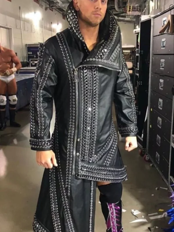 WWE 2K22 The Miz Black Leather Coat