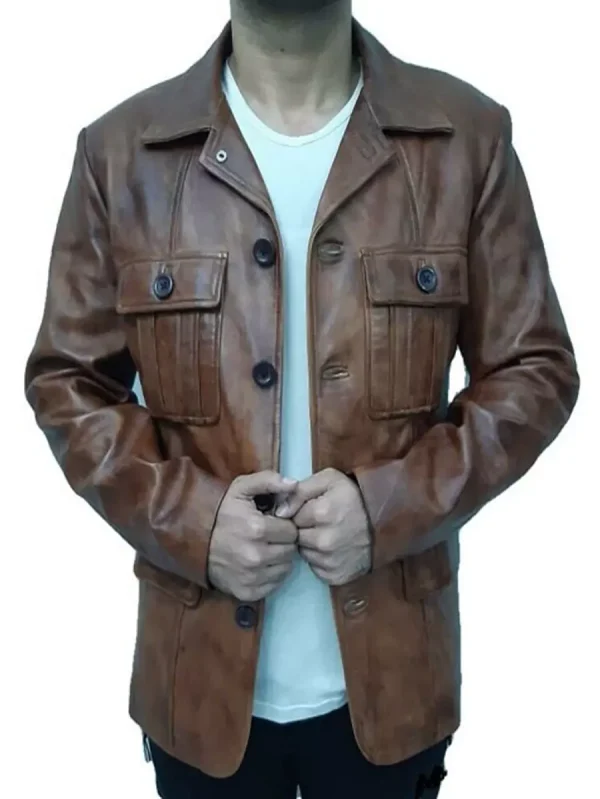 Call of Duty Black Ops Russell Adler Leather Jacket