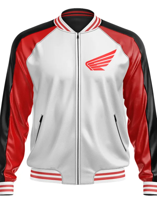 Honda HRC Leather Bomber Jacket