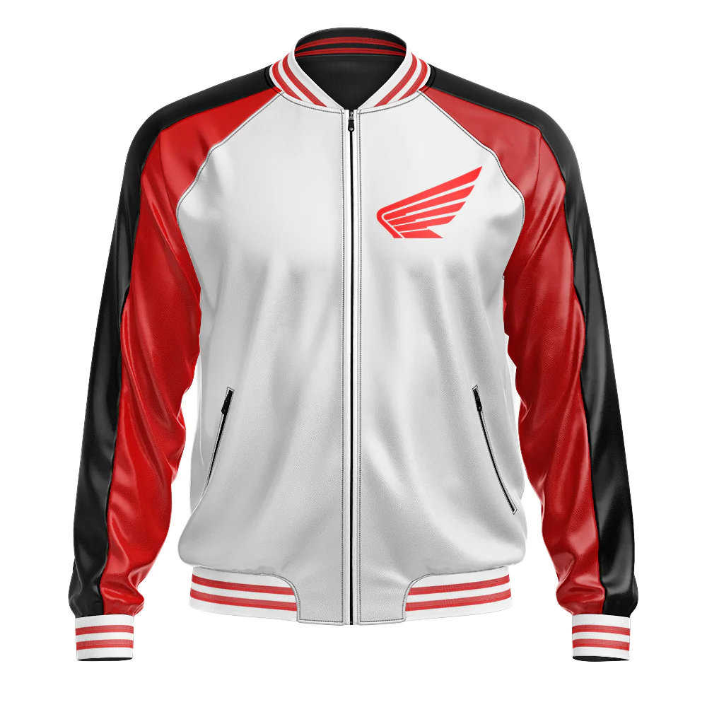 Honda HRC Leather Bomber Jacket