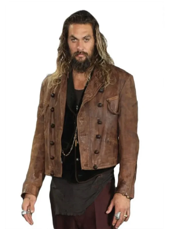 Justice League Aquaman Brown Leather Jacket