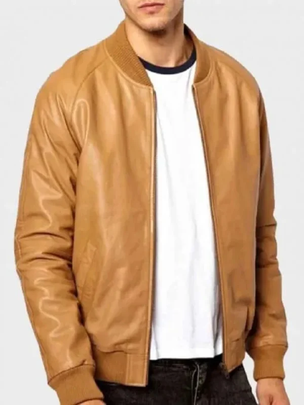 Men Ten Brown Bomber jacket