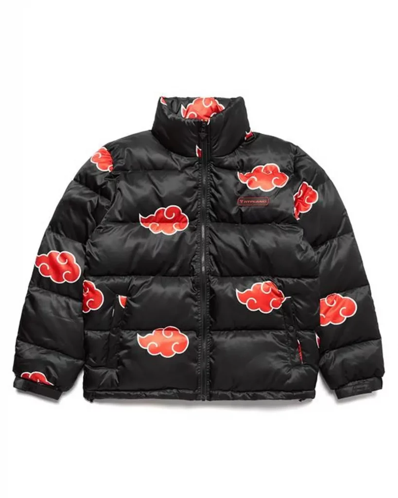 Naruto Akatsuki Puffer Jacket