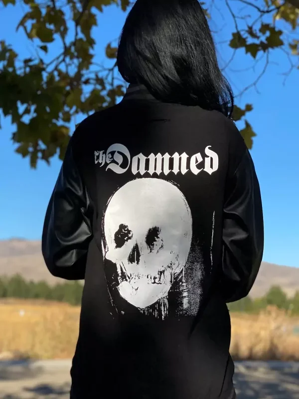 The Damned Stretcher Case Letterman Jacket