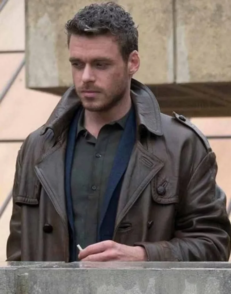 Eternals 2021 Richard Madden Brown Coat