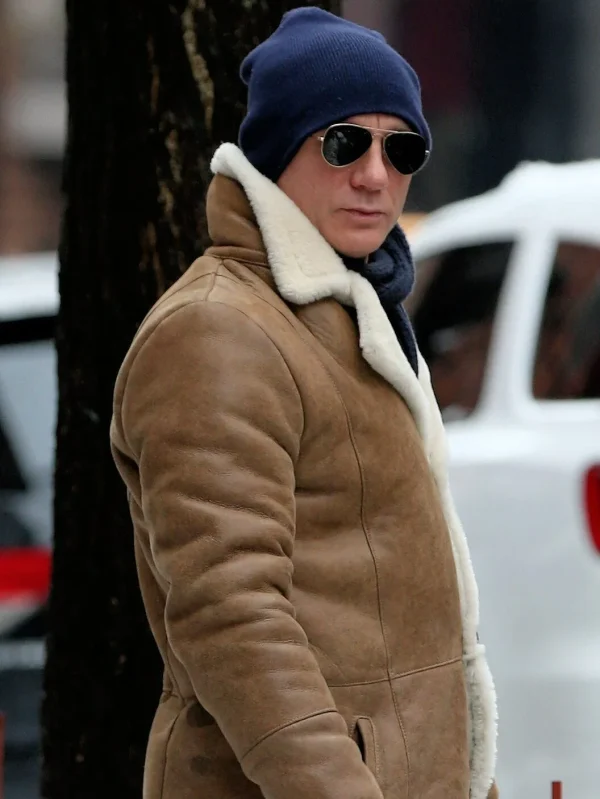 Daniel Craig Shearling Jacket