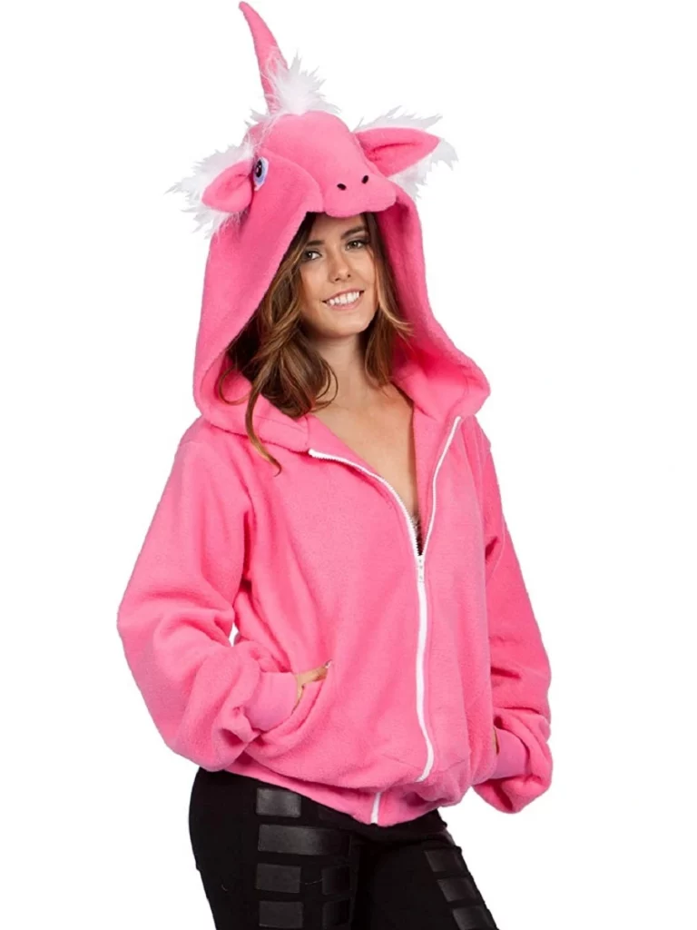 The Pink Unicorn Costumes Hoodie