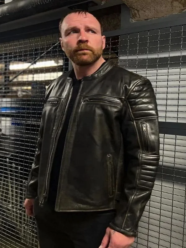 AEW Jon Moxley Returns 2022 Black Leather Jacket