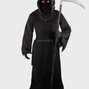 Adults Death Grim Reaper Cloak Costume Outfit Halloween