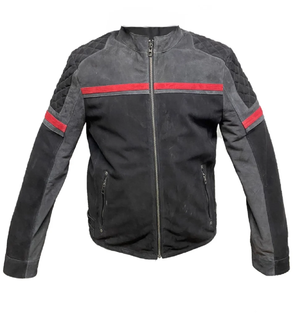 American Motorcycle Suede Leather Jacket