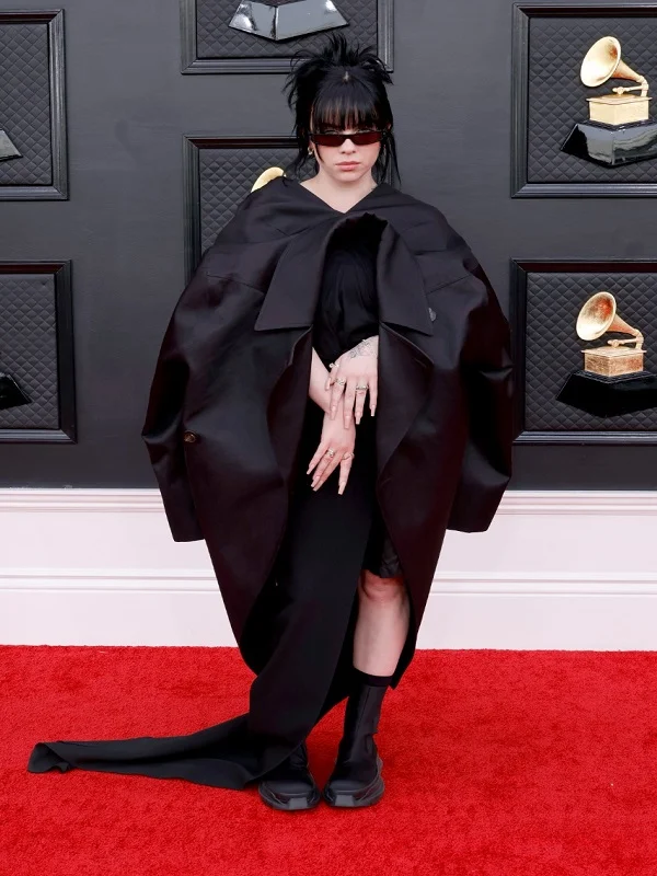 Billie Eilish Black trench Coat