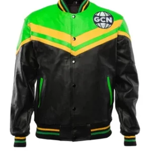 Black and Green Letterman Jacket