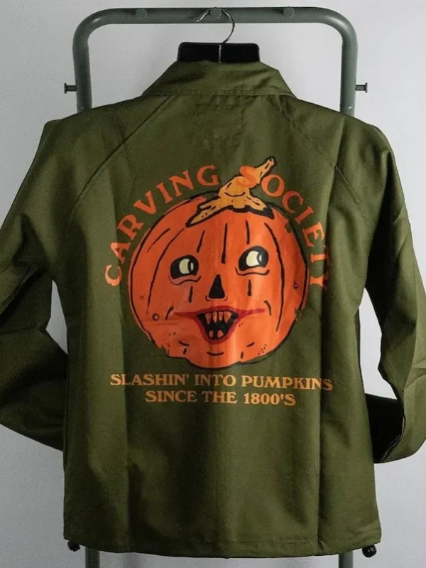 Carving Society retro Halloween canvas jacket