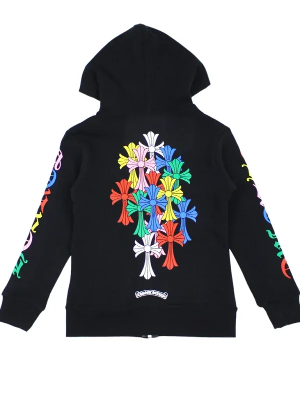 Chrome Hearts Floral Cross Hoodie