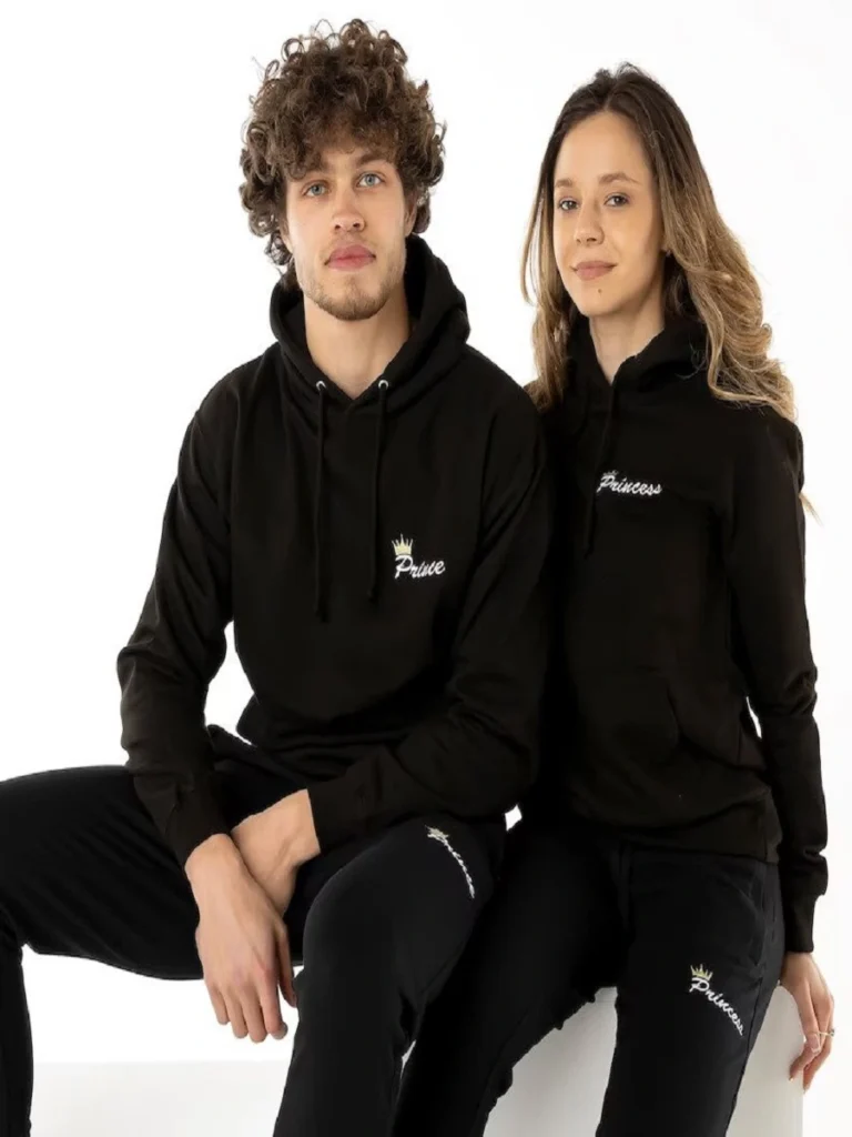 Couple Prince Princess Hoodies