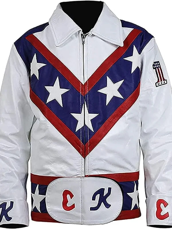 Daredevil Evel Knievel Leather Jacket