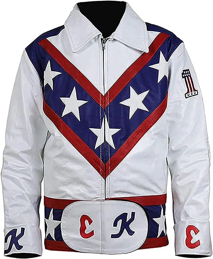 Daredevil Evel Knievel Leather Jacket