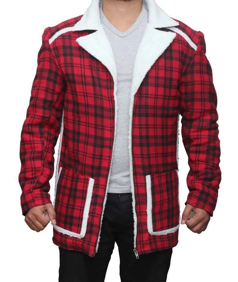 Deadpool Vanessa and Wade Wilson Shearling Jacket