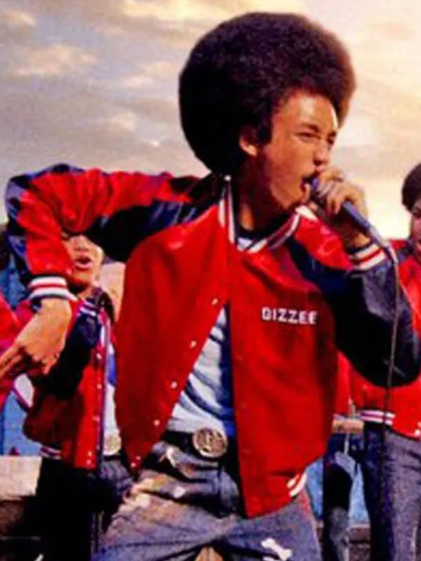 Dizzee The Get Down Red Satin Jacket