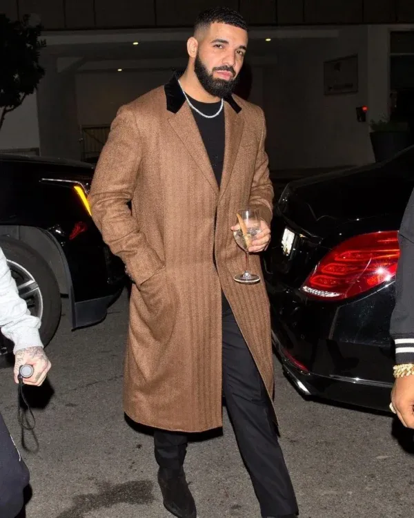 Drake Brown Trench Coat