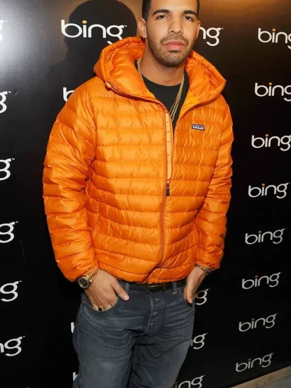 Drake Puffer Orange Jacket