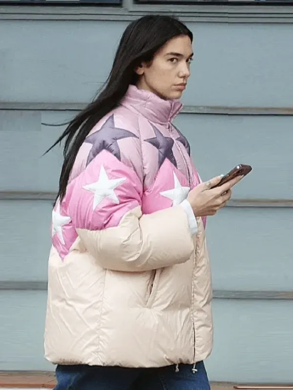 Dua Lipa Star Puffer Jacket