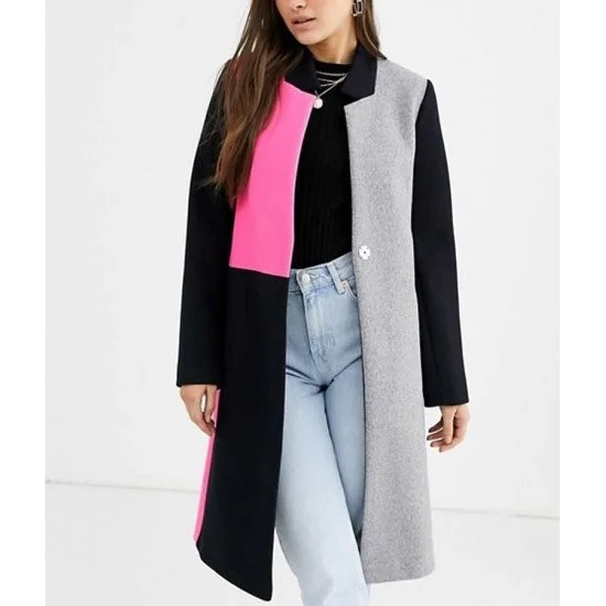 Emily Cooper Emily In Paris Color Block Coat