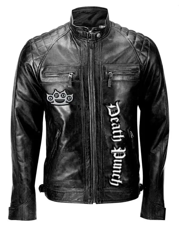 Five Finger Death Punch Biker Jacket