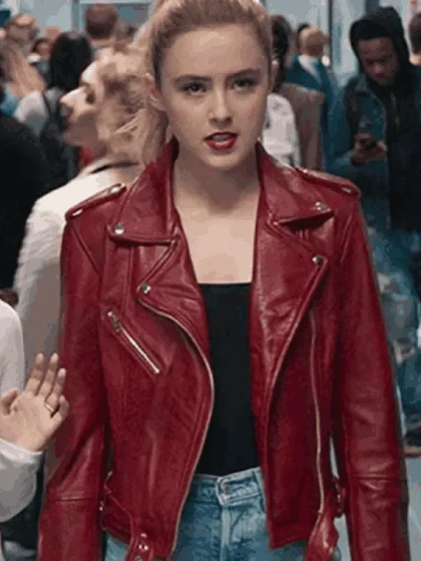 Freaky Millie Red Leather Jacket