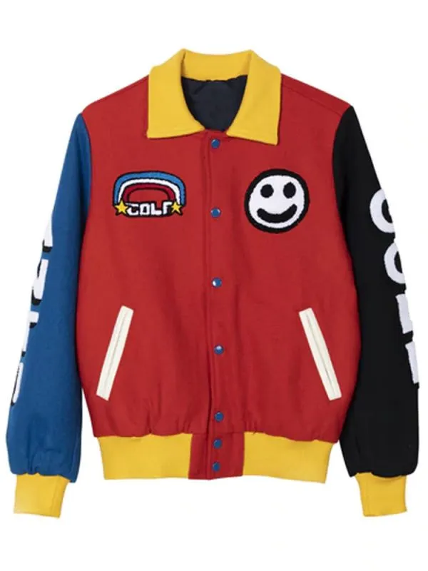 Golf Wang Primary Varsity Wool Jacket