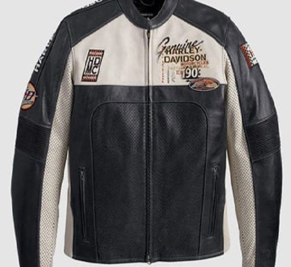 Harley davidson men leather jacket