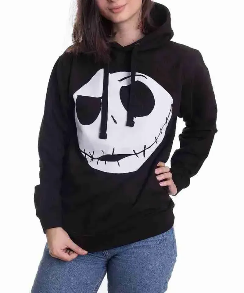 Jack Skellington The Nightmare Before Halloween Black Hoodie