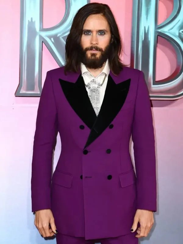 Jared Leto Morbius Purple Tuxedo