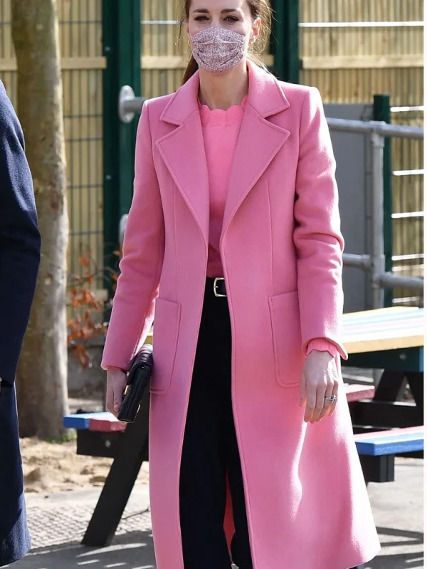 Kate Middleton Pink Trench coat