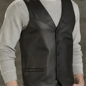 LEATHER VEST