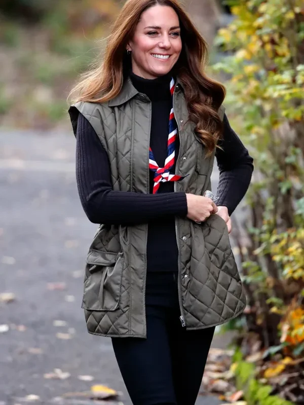 Duchess of Cambridge Kate Middleton Quilted Vest