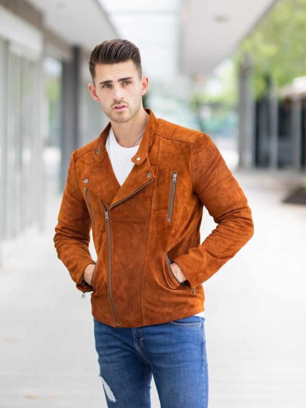 RHODES SUEDE LEATHER JACKET