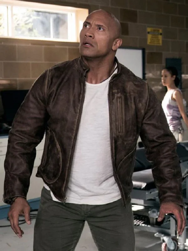 Rampage Dwayne Johnson Leather Jacket