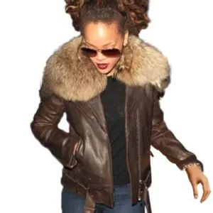 Rihanna Brown Jacket