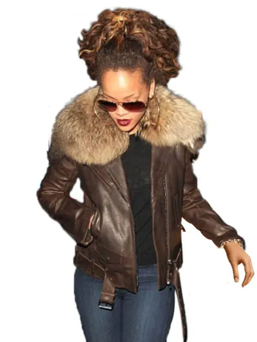 Rihanna Brown Jacket