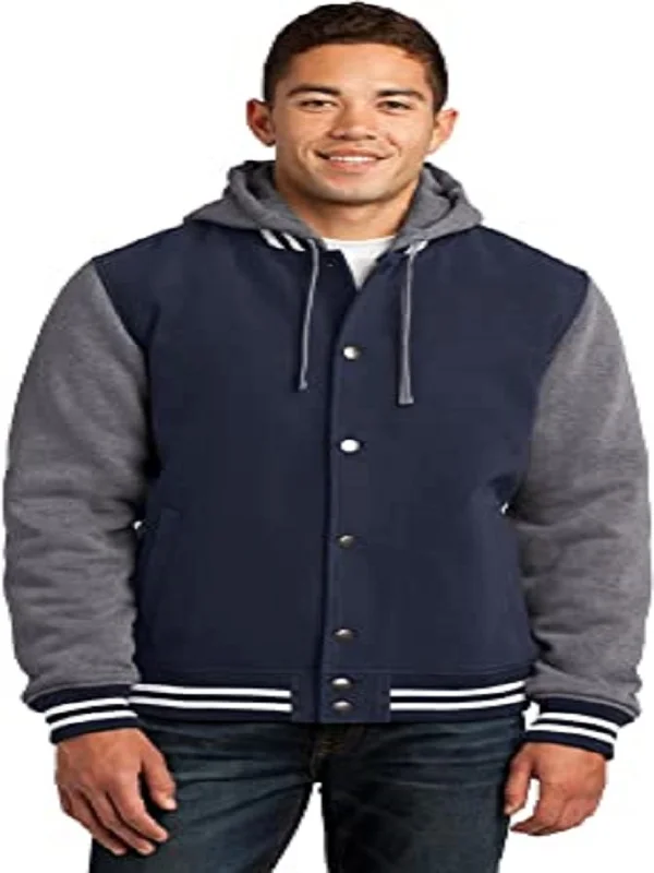 SPORT-TEK Men's Insulated Letterman Jacket