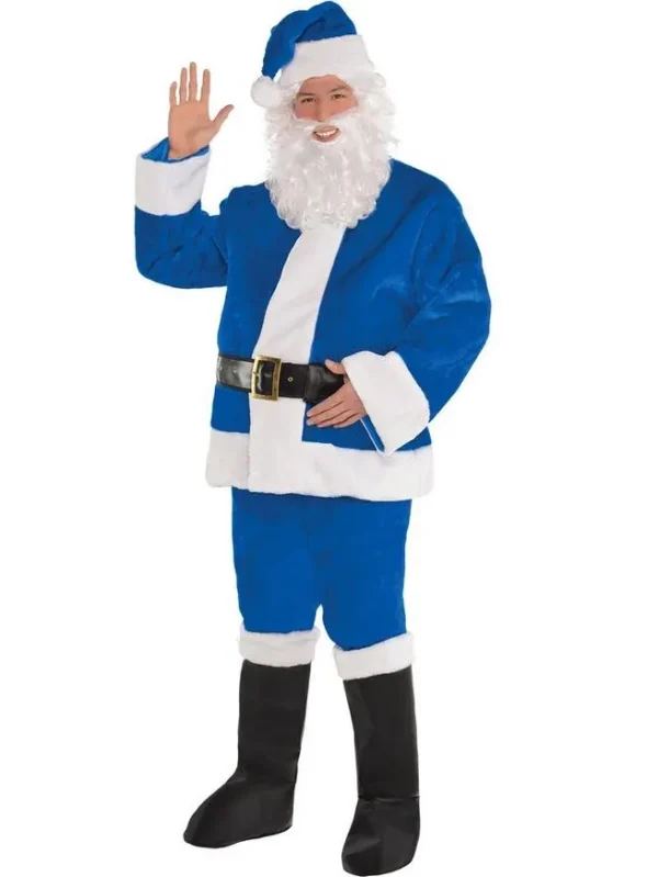 Santa Blue Suit