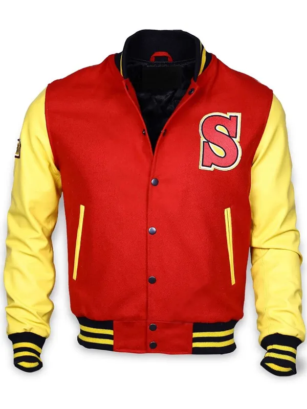 Smallville Crows Inspired Superman Letterman Jacket