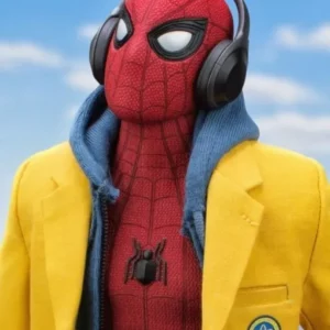 Spiderman Homecoming Yellow Wool Jacket